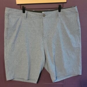 Blue Flat Front Shorts for Effortless Style